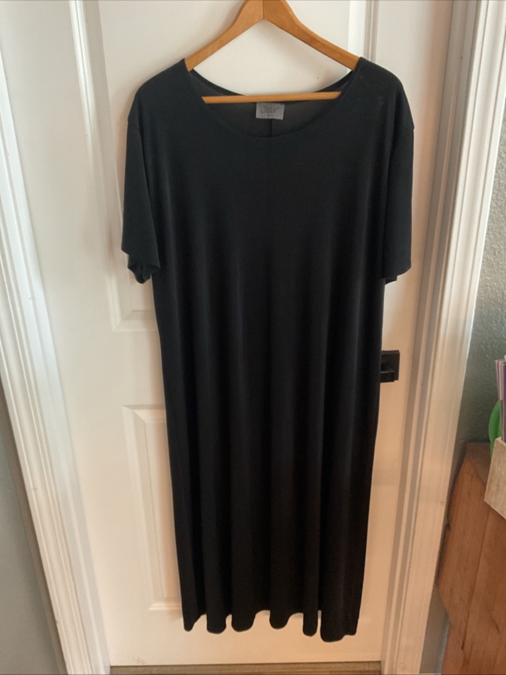 Jostar - Black Short Sleeve Maxi Dress - Ladies Size 3XL